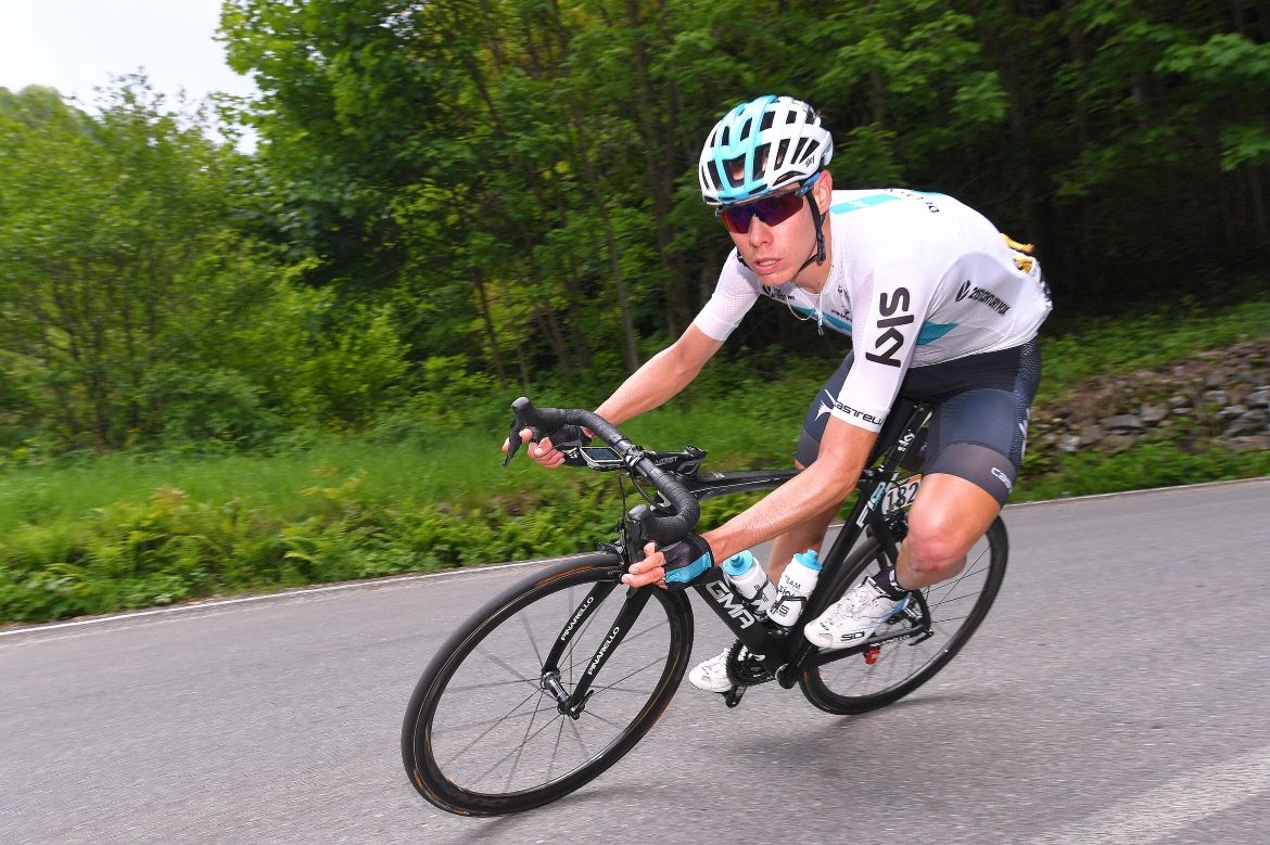 David de la Cruz (Team Sky) went in the early breakaway