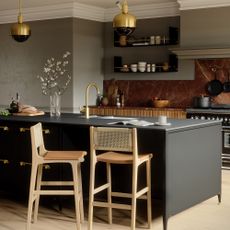Buster + punch black kitchen