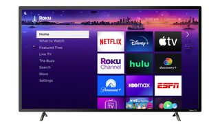 Roku's home screen featured on its wireless streaming devices.