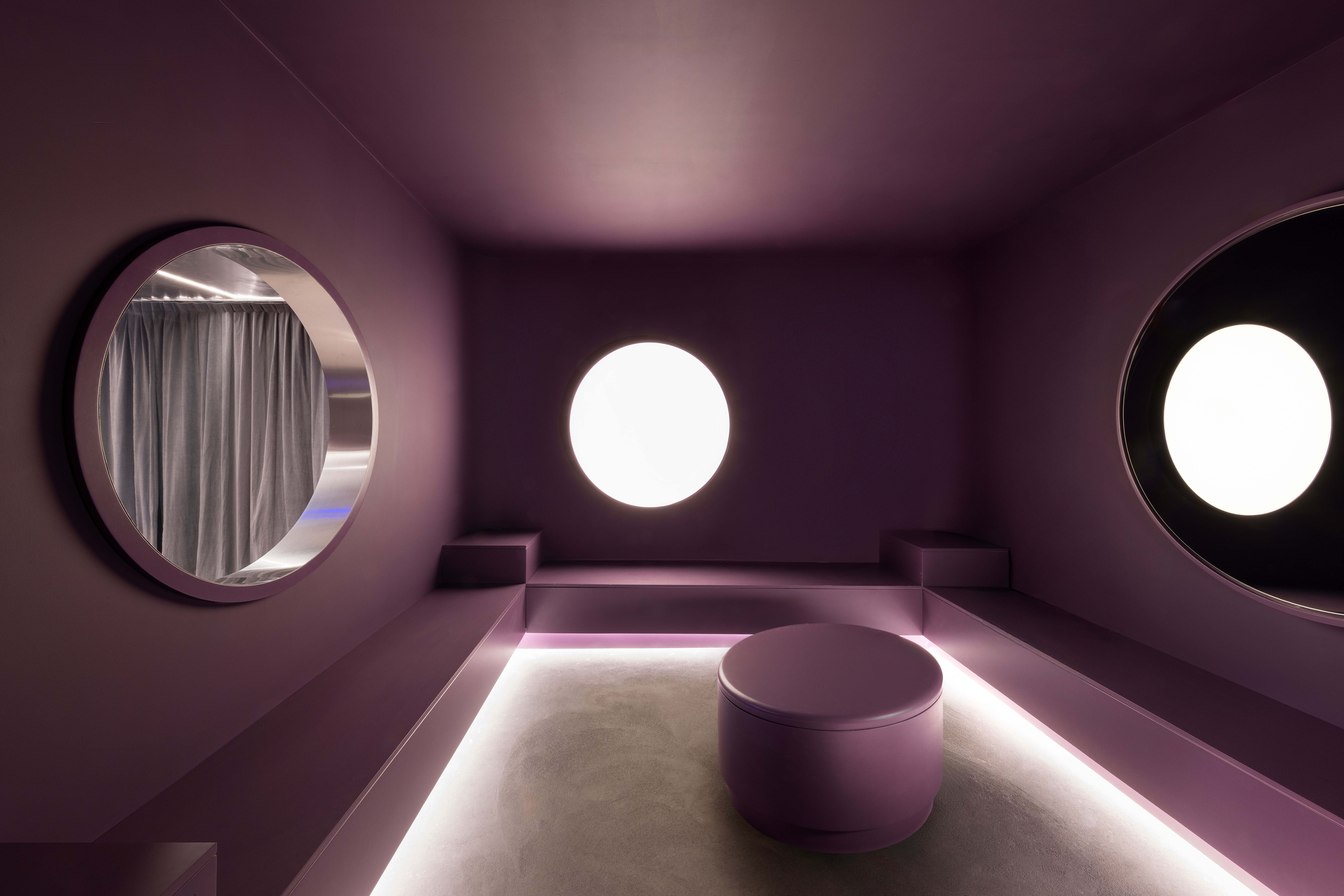 Interior of Duro club, Milano