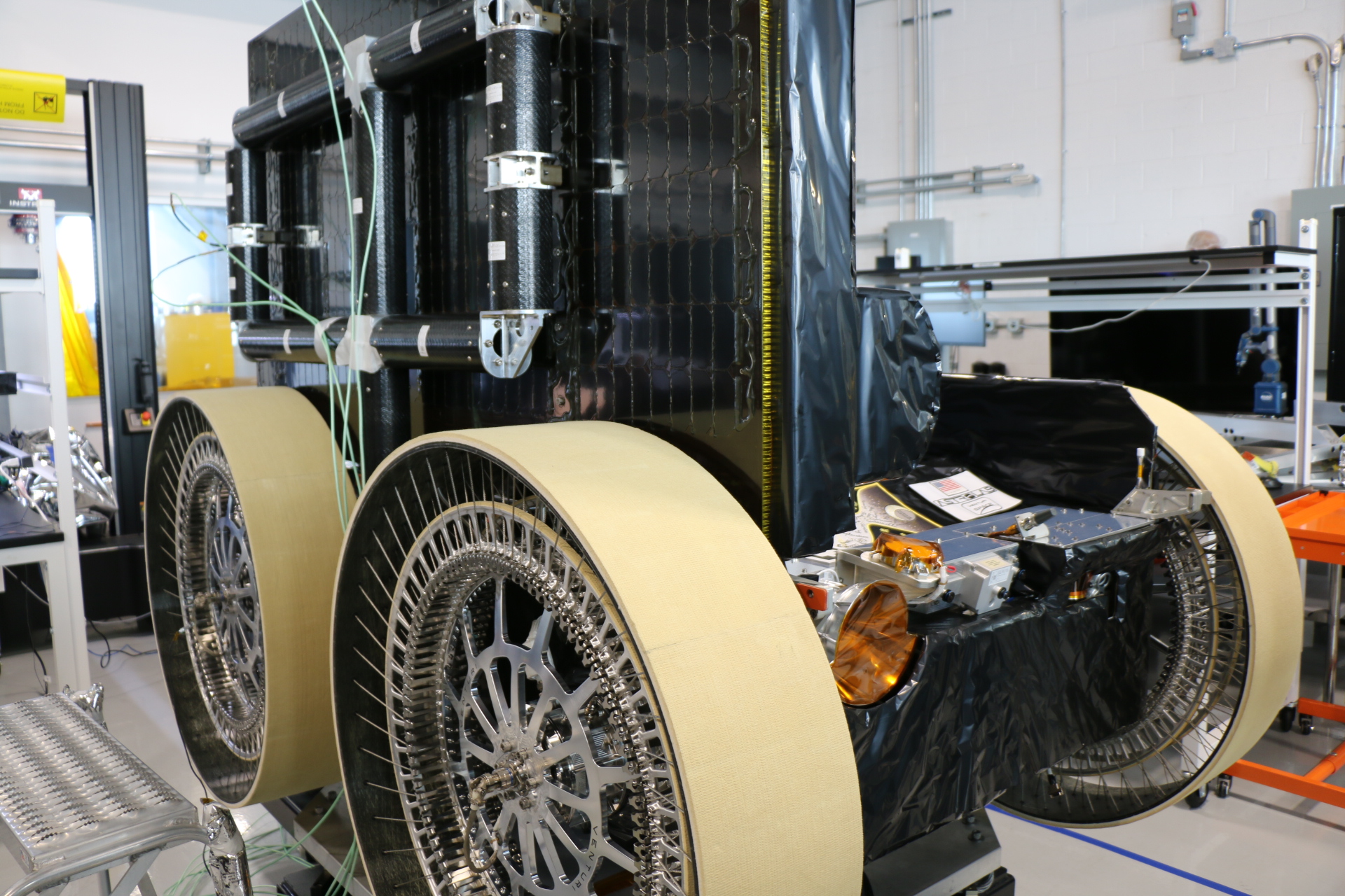 Astrolab's FLIP rover in the clean room.