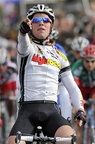 Mark Cavendish (High Road) victorious in De Panne