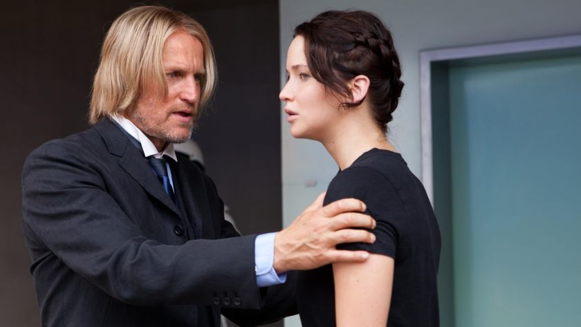 Woody Harrelson and Jennifer Lawrence in The Hunger Games