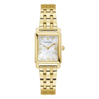 Bulova Ladies' Rectangular MOP Dial Bracelet Watch