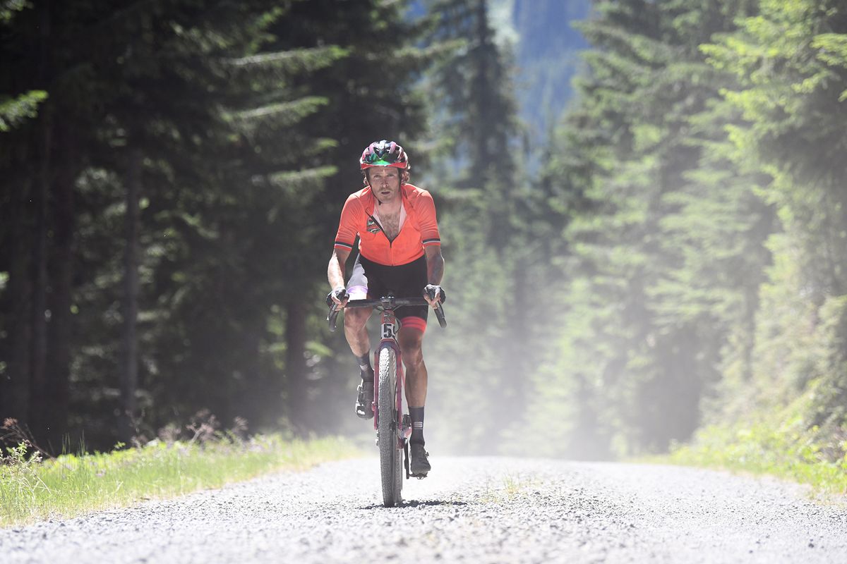 Peter Stetina during stage 2 of 2021 Oregon Trail Gravel Grinder