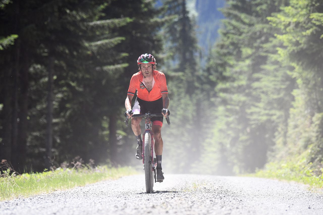 Peter Stetina during stage 2 of 2021 Oregon Trail Gravel Grinder