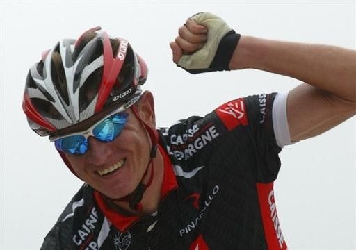 Efimkin attacked a select group storming away to his first Grand Tour win
