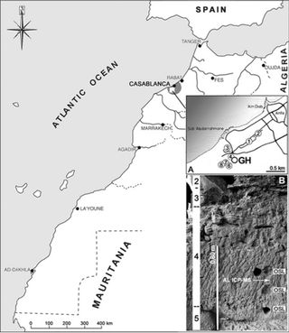 The Thomas Quarry I Hominid Cave (GH) and the Lower Paleolithic sites that were excavated near Casablanca, Morocco.
