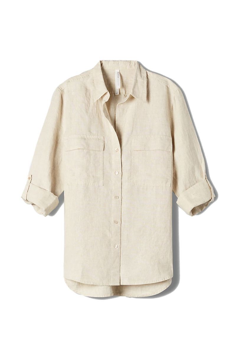 Linen Button-Up Shirt
