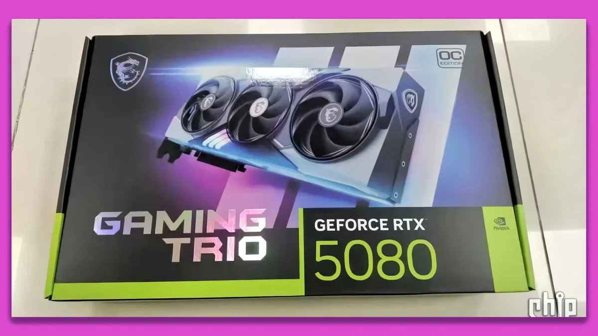 Nvidia GeForce RTX 5080 appears to leak ahead of possible CES 2025 announcement