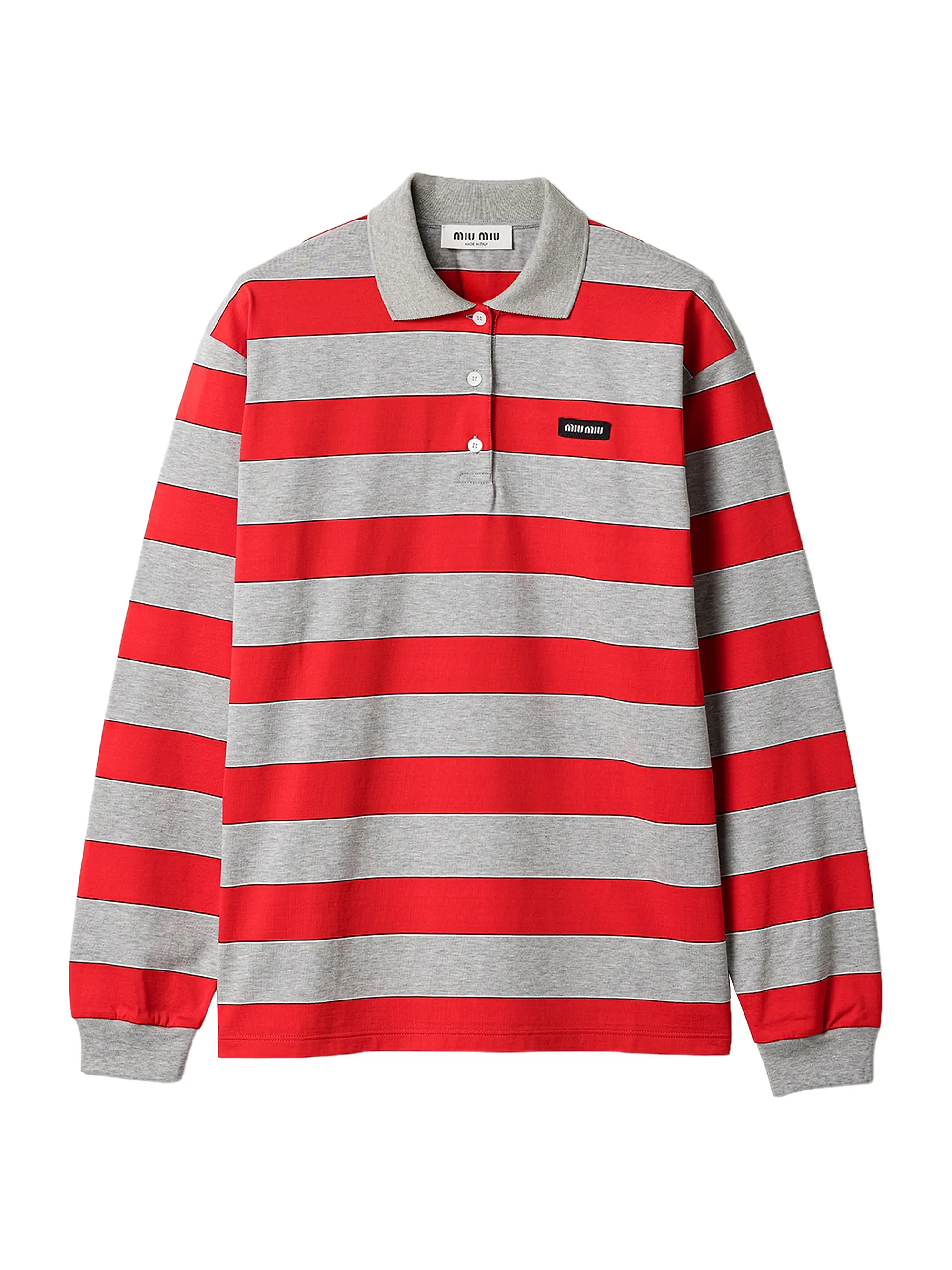 Striped Jersey Polo Shirt