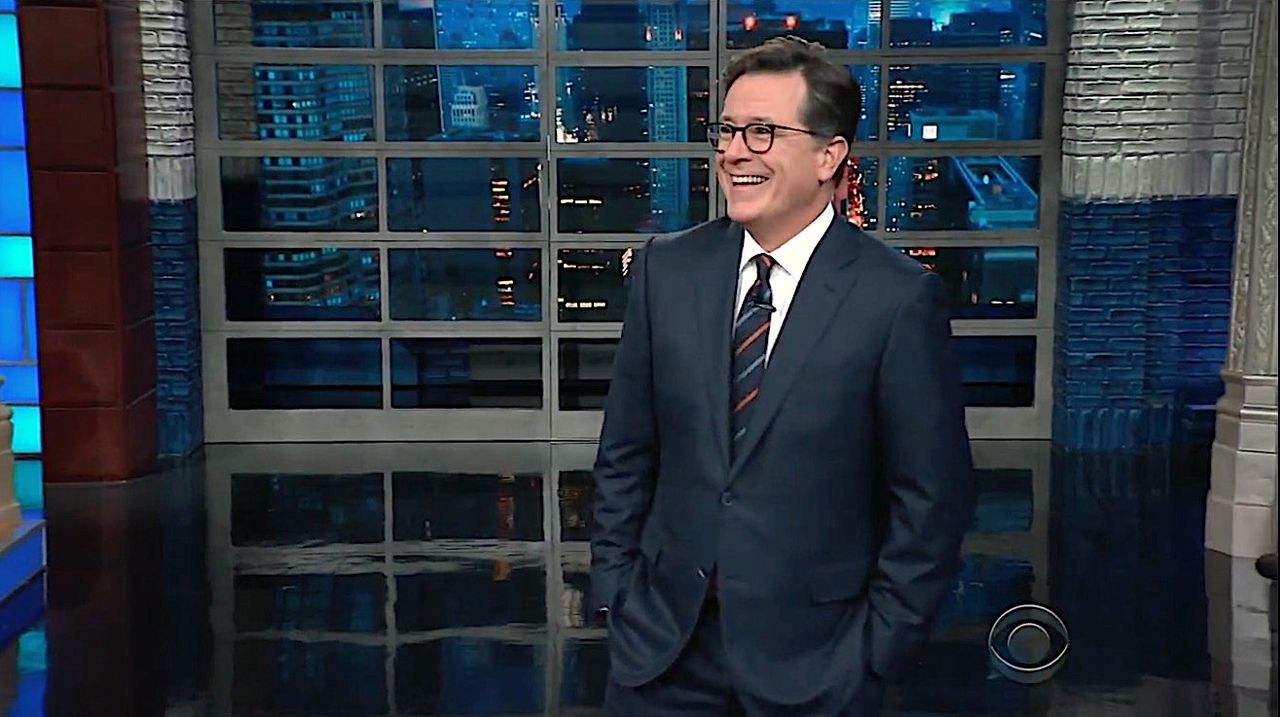 Stephen Colbert declares indictment Monday Christmas in October