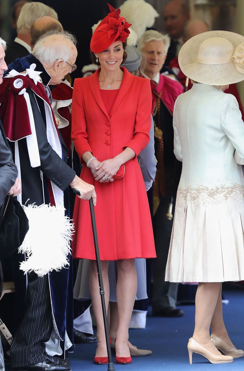 Fashion, Red, Event, Tradition, Uniform, Fashion design, Footwear, Headgear, Dress, Costume,