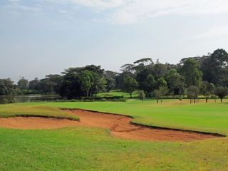The tough opening hole at Windsor Golf and Country Club