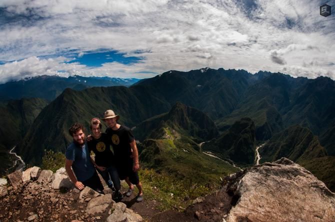 The team at Machu Picchu