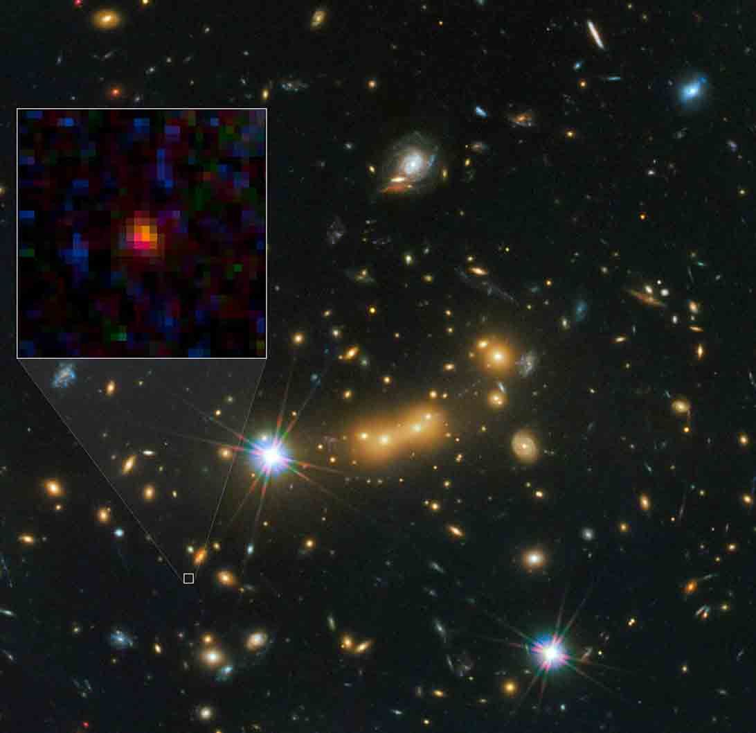 farthest galaxy universe macsj0647