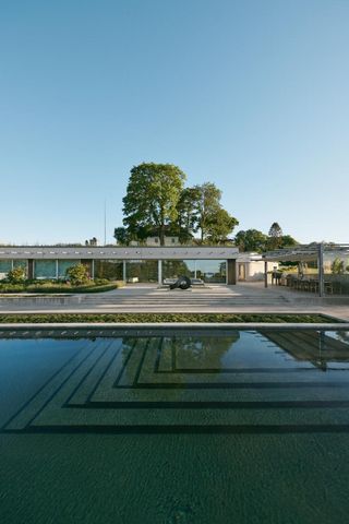 Villa AA by CF Moller, exterior with pool shot