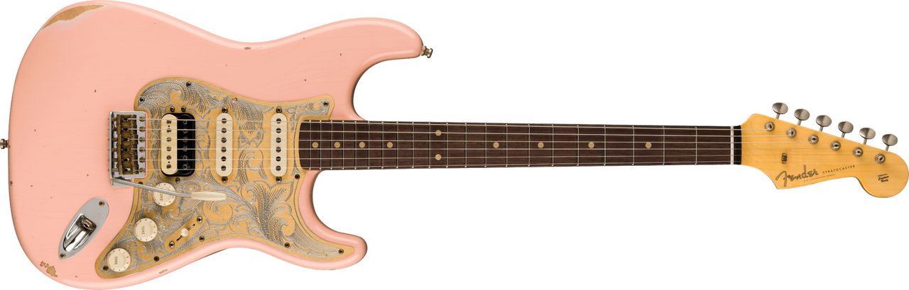 Tyler Bryant's new Fender Custom Shop signature "Pinky" Stratocaster