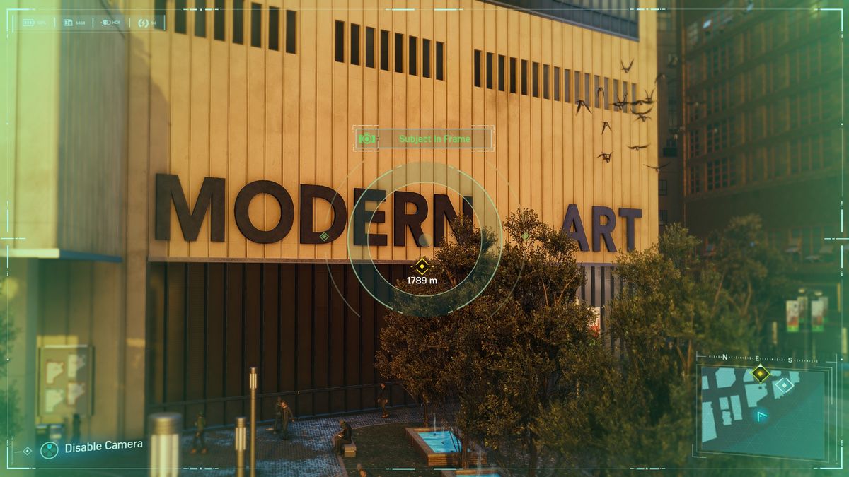 Spider-Man Secret Photo Op of Modern Art gallery