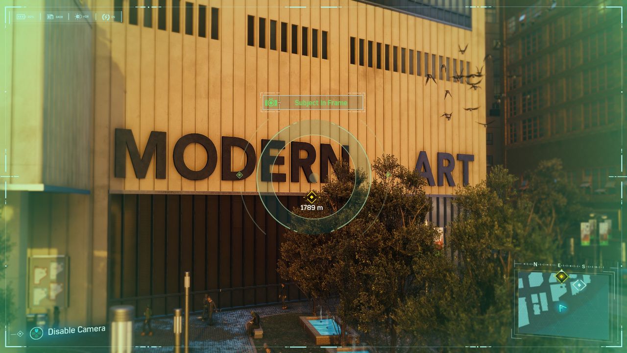 Spider-Man Secret Photo Op of Modern Art gallery