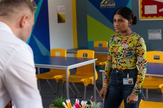 Yazz lays into Carter in Hollyoaks 
