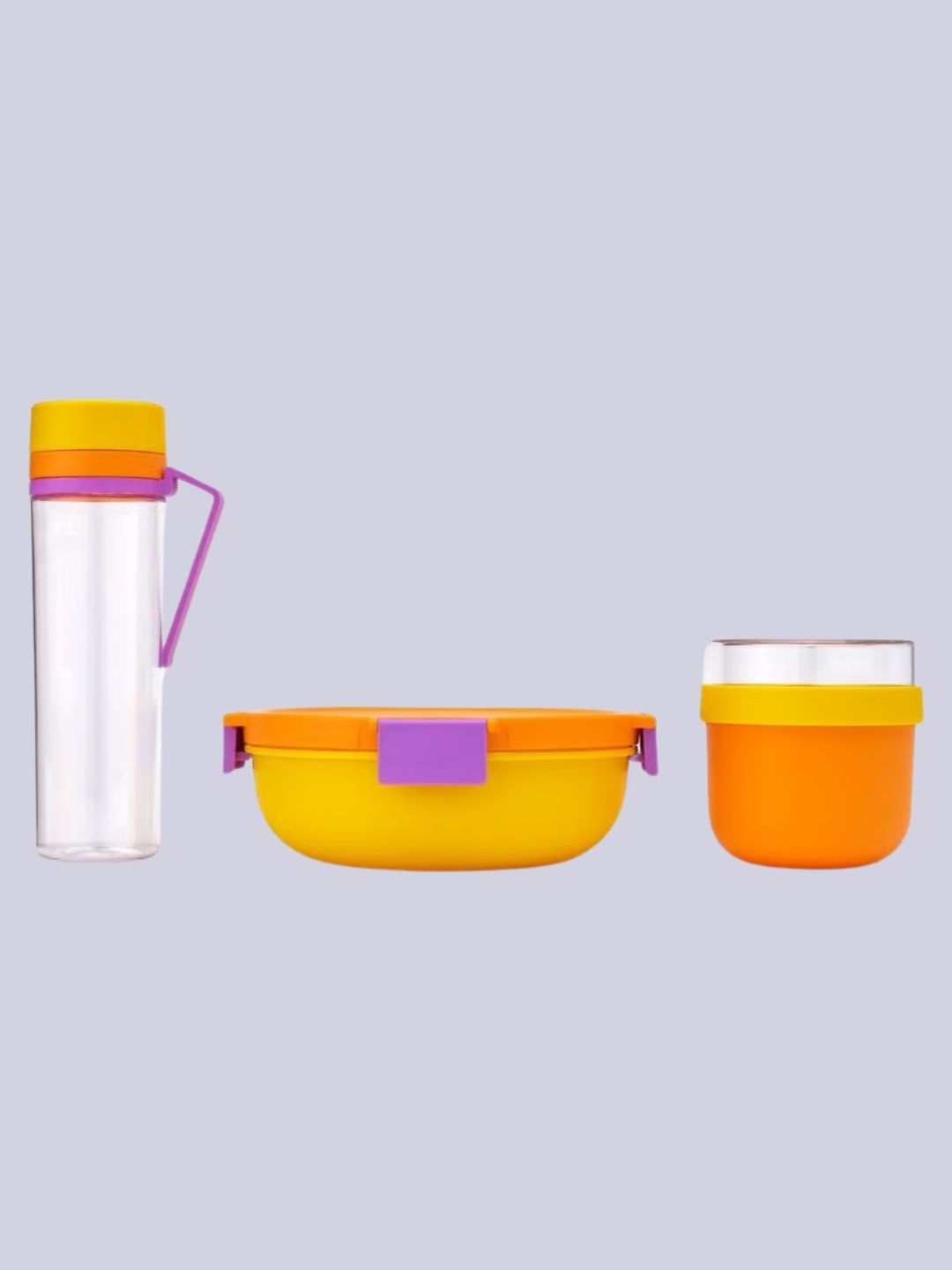 Brabantia x Yinka Ilori, Make &amp;amp; Take Gift Set Water Bottle, Breakfast Bowl and Salad Bowl