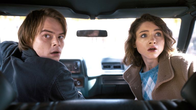 Driving, Luxury vehicle, Vehicle, Family car, Car, Smile, Fictional character, Conversation, White-collar worker,