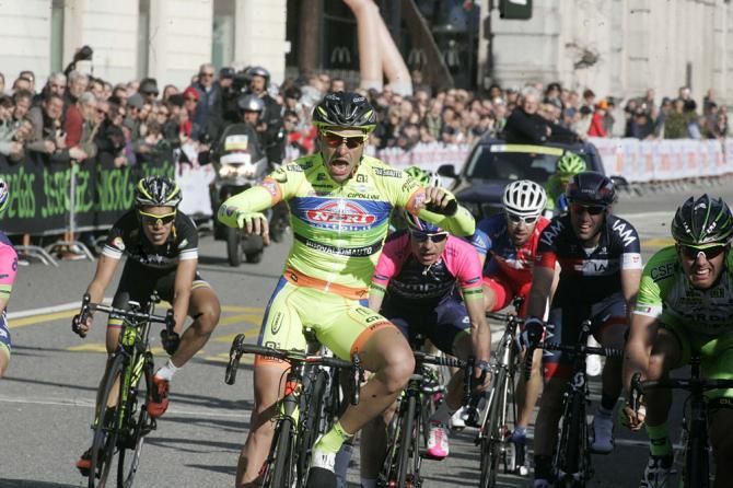 Mauro Finetto (Neri Sottoli Yellow Fluo) wins the GP di Lugano