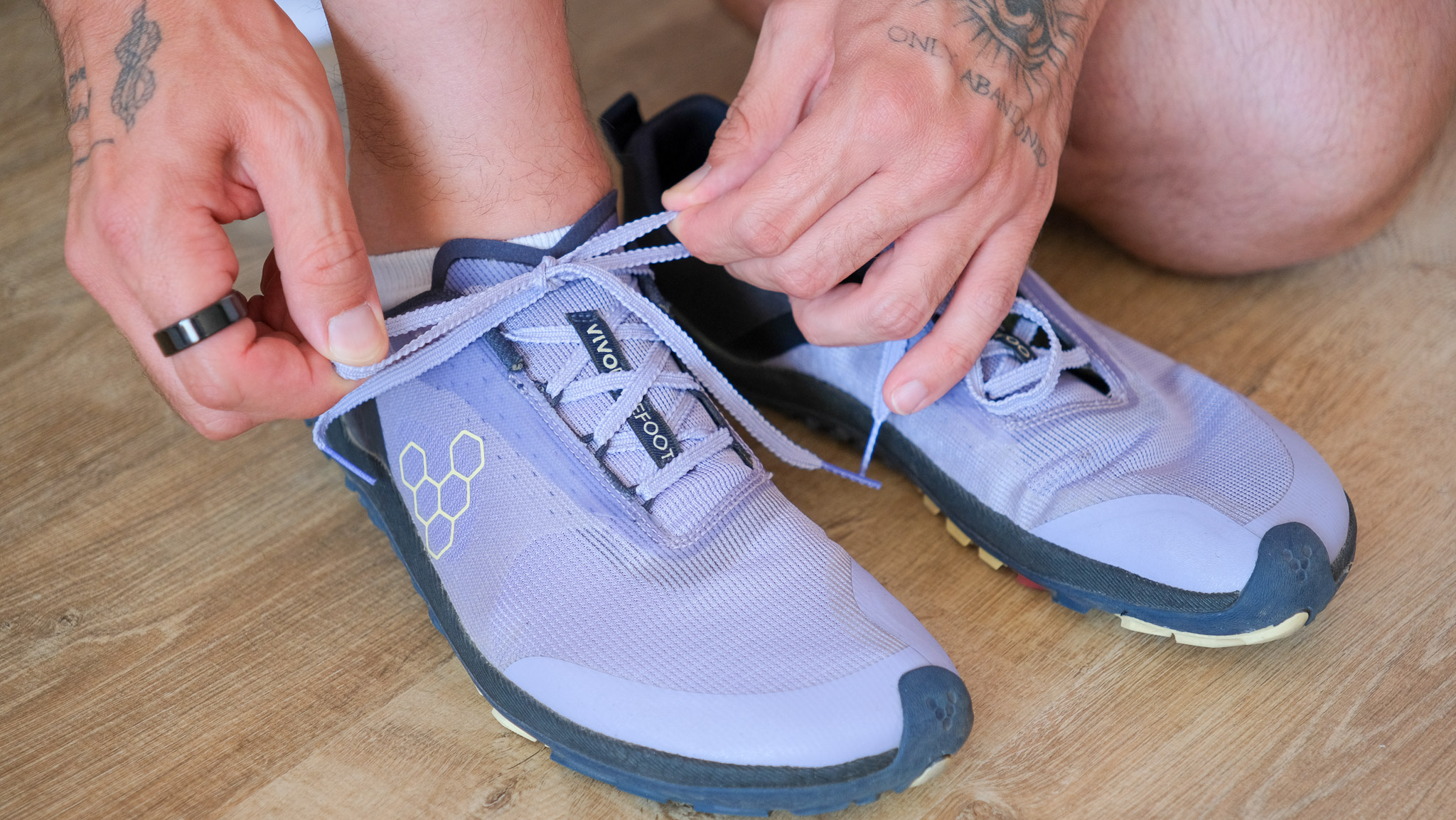 Vivobarefoot Primus Trail Flow detail shot