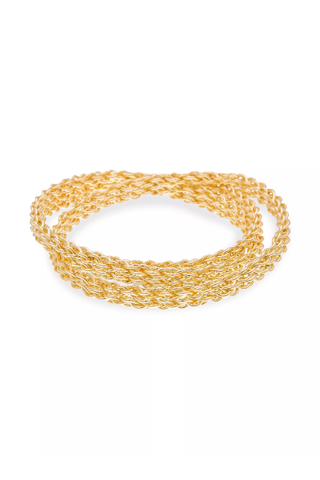 Sylvia Toledano Chains 22K Goldplated Wraparound Bracelet (Was $265) 