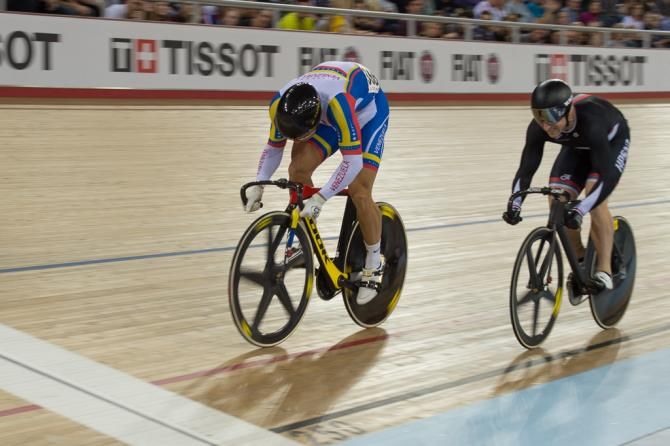 Hersony Canelon (Venezuela) won the bronze medal in the men's sprint