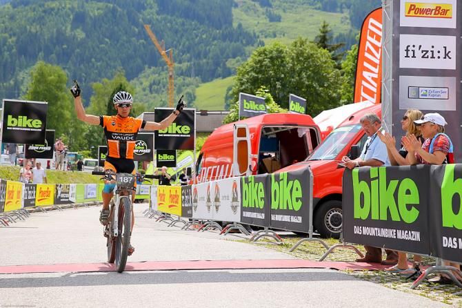 Jochen Kaess (Centurion Vaude) wins stage 3 at the Bike Four Peaks