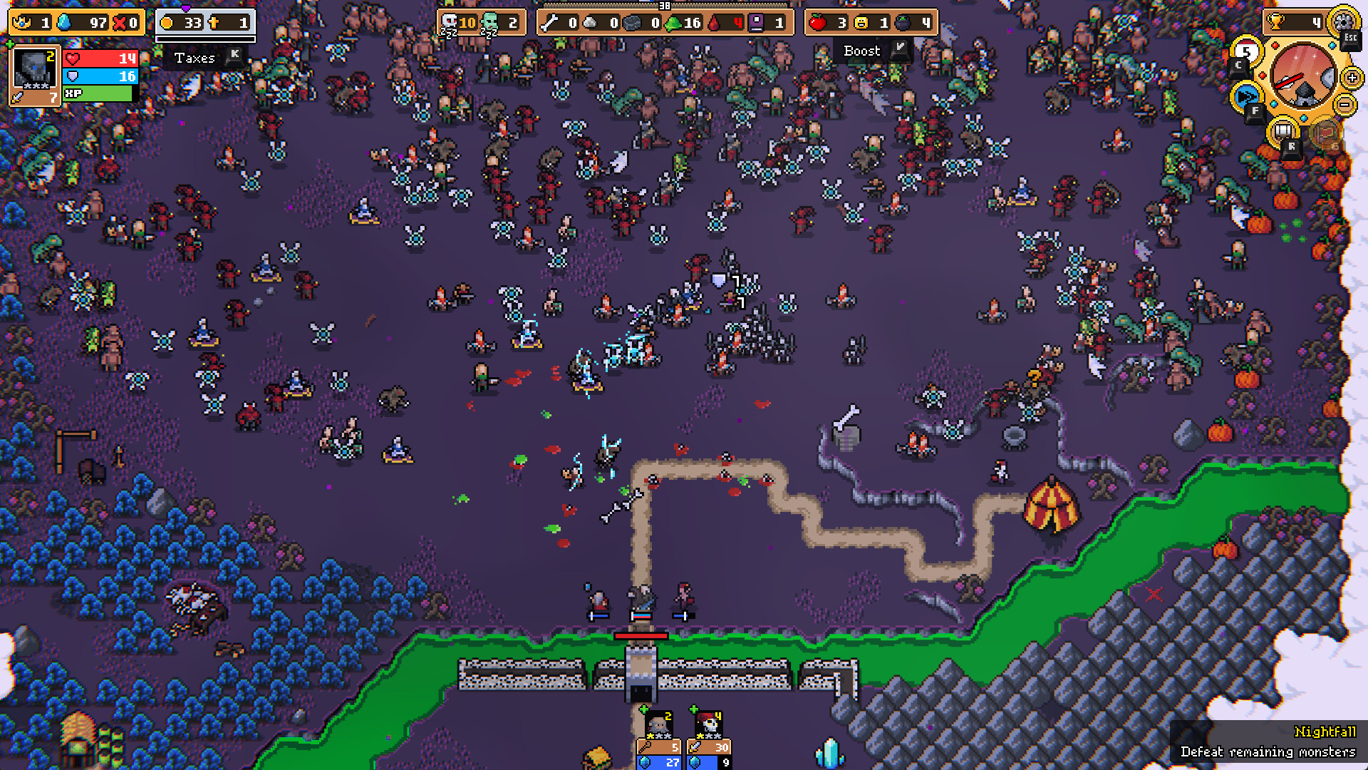 Screenshot from videogame Super Fantasy Kingdom