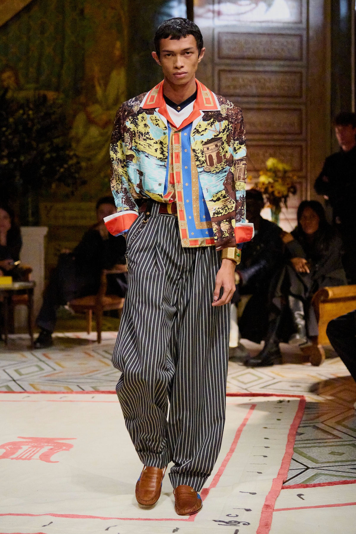 Versace S/S 2026 runway show Dario Vitale