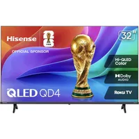 Hisense 32-inch QLED QD4 | $199.99 $117.99 at Amazon Hisense 32-inch QLED QD4 | $199.99 $117.99 at Amazon