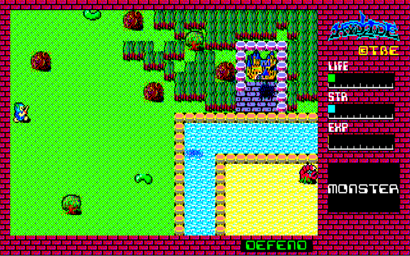 Hydlide, a classic PC JRPG