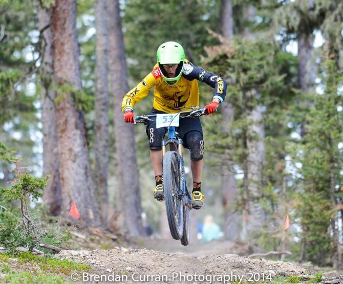 Syd on her way to 3rd place at the NM Enduro Cup