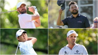 (top left) Wesley Bryan, (top right) JJ Spaun, (bottom left) Si Woo Kim, (bottom right) Denny McCarthy