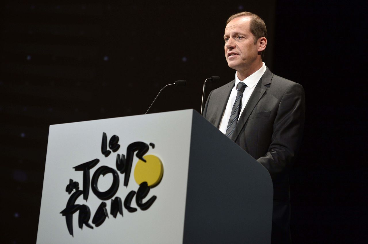 Race director Christian Prudhomme presents the 2016 Tour de France route