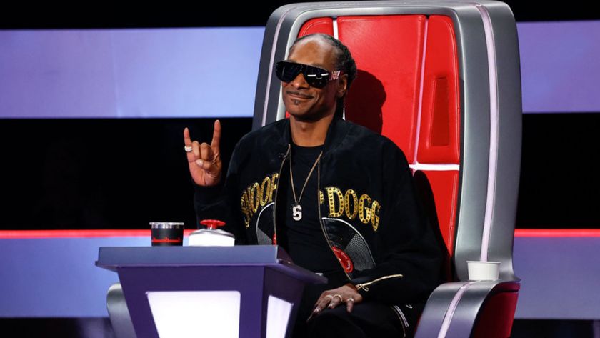 Snoop Dogg is shown on The Voice Season 28 on October 7, 2025.