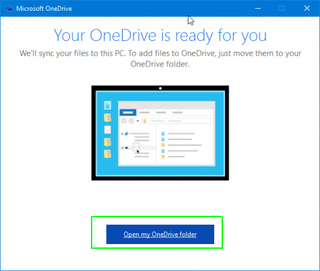 Open my OneDrive folder