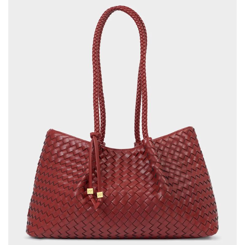 Katie Loxton , Faux Leather Woven Shoulder Tote Bag