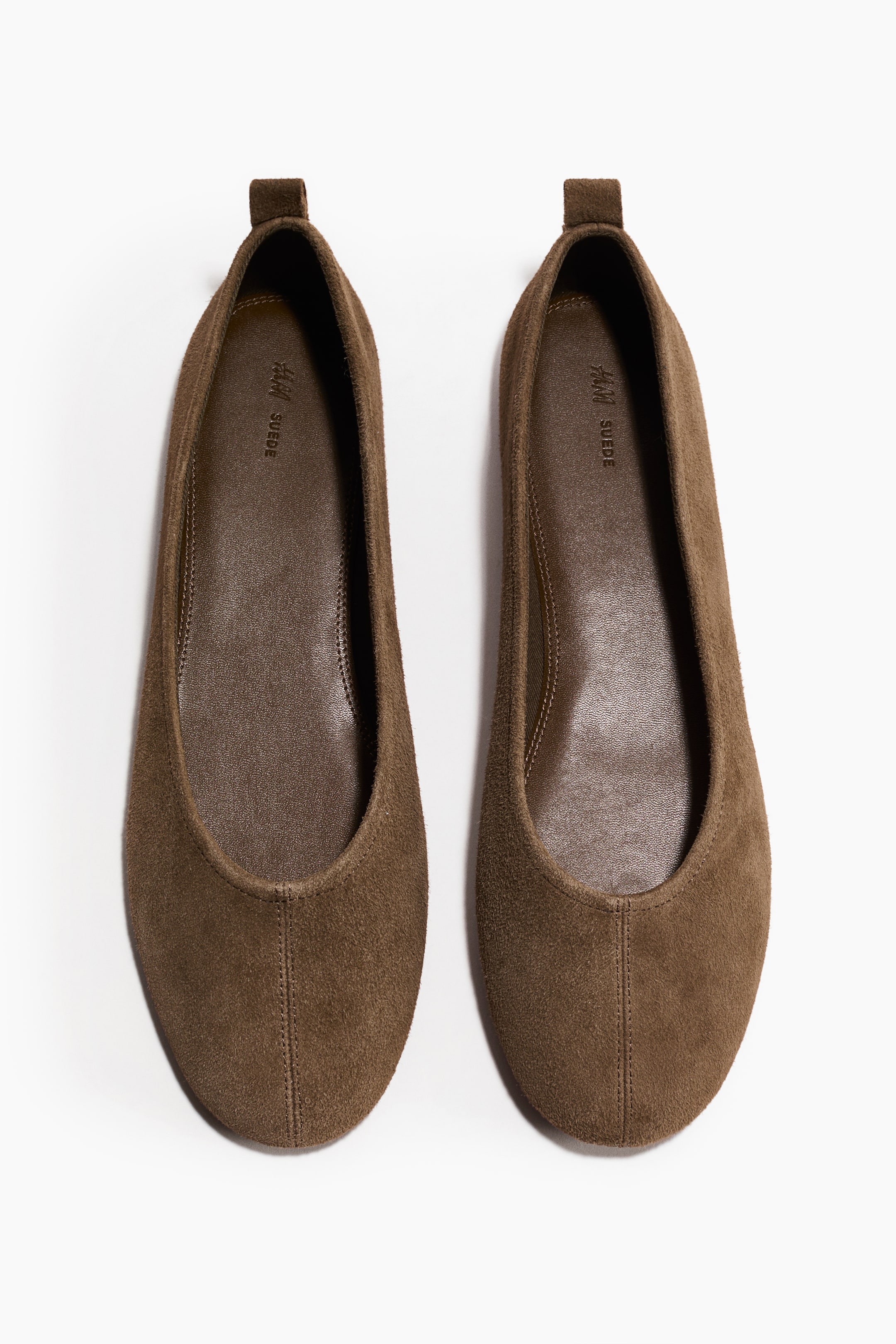 Suede Ballet Flats