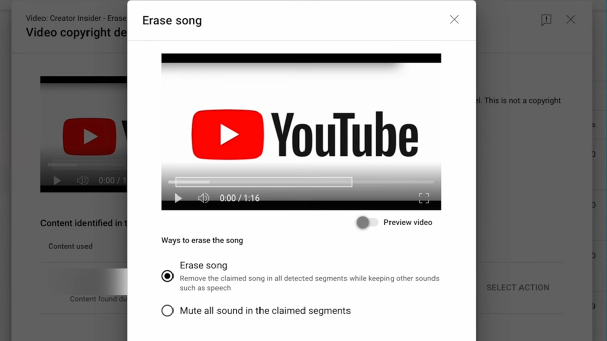 YouTube will use AI to cut out copyrighted music rather than mute your entire video