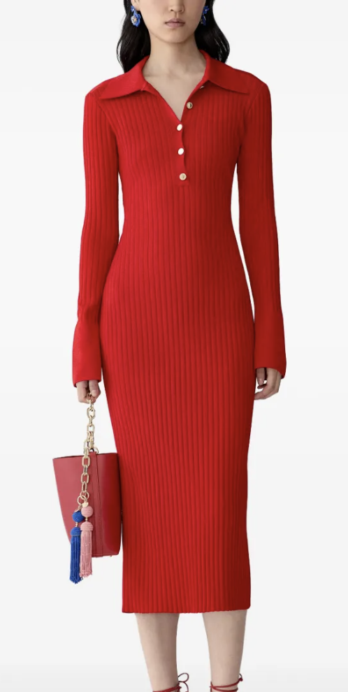 Carolina Herrera, Henley Midi Dress