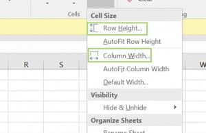 How To Resize Columns Or Rows With Precision In Excel Laptop Mag