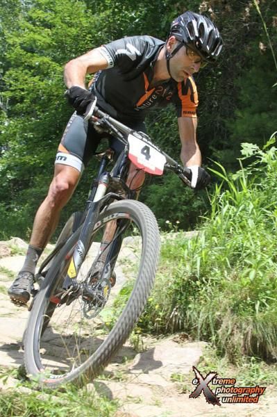 Mike Phillips took second with a little help from teammates on Adventure 212 / Specialized.