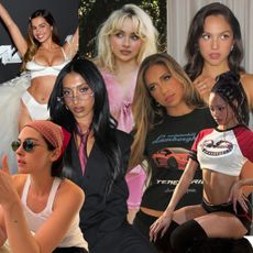 Collage of Gen Z pop stars.