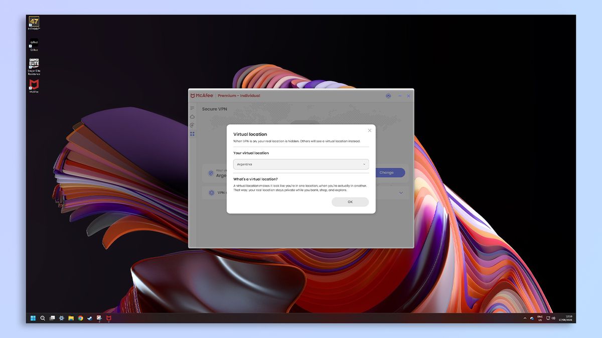 McAfee+ Premium screenshots on PC