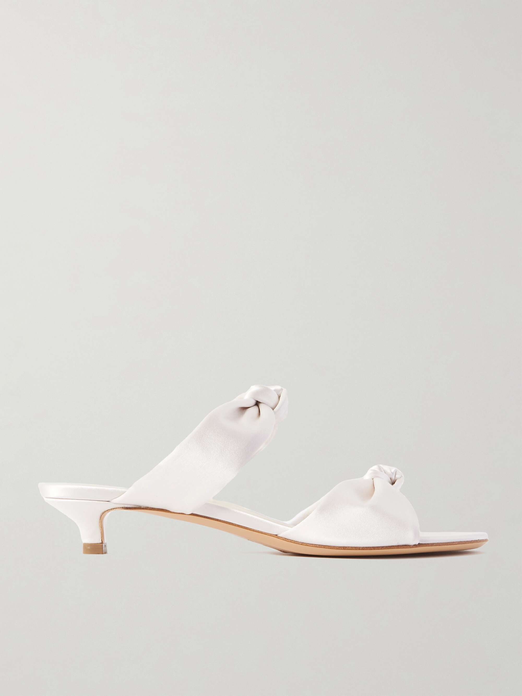 Knot Satin Sandals